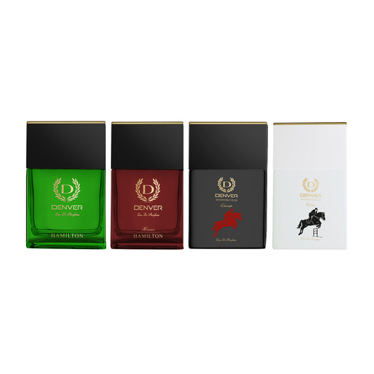 Denver Pack of 4 Perfumes (Hamilton + Champ + Honour + Victor) - 70ml Each