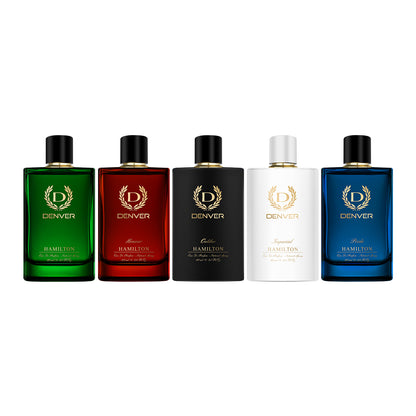 Pack of 5 Perfumes (Hamilton 110ml + Caliber 110ml + Honour 100ml + Imperial 100ml + Pride 100ml)