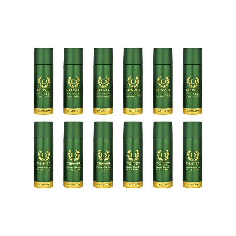 Pack of 12 Hamilton deo 200ml