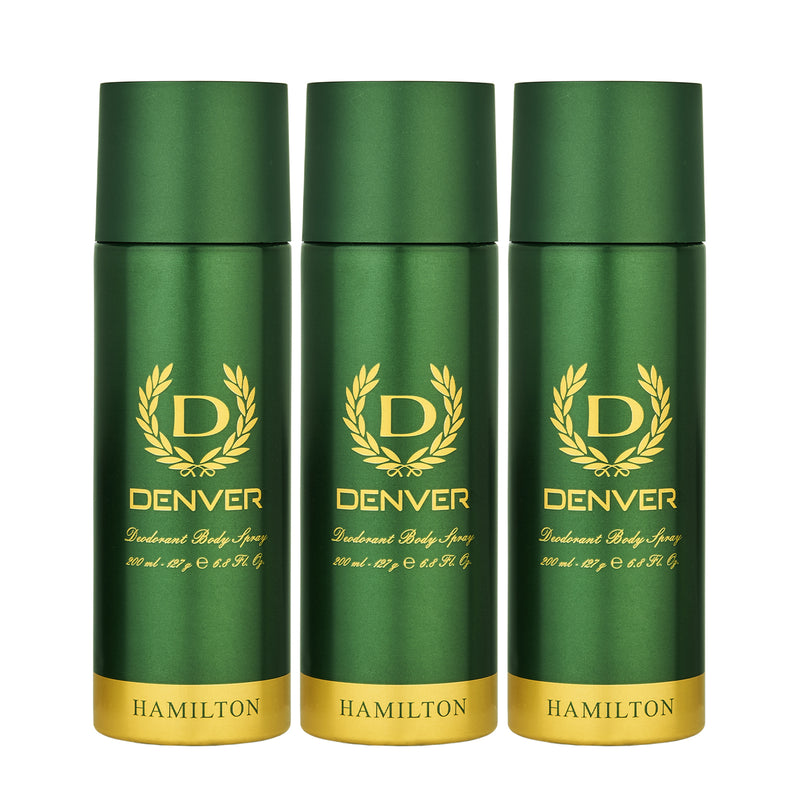 Pack of 3 Hamilton deo 200ml