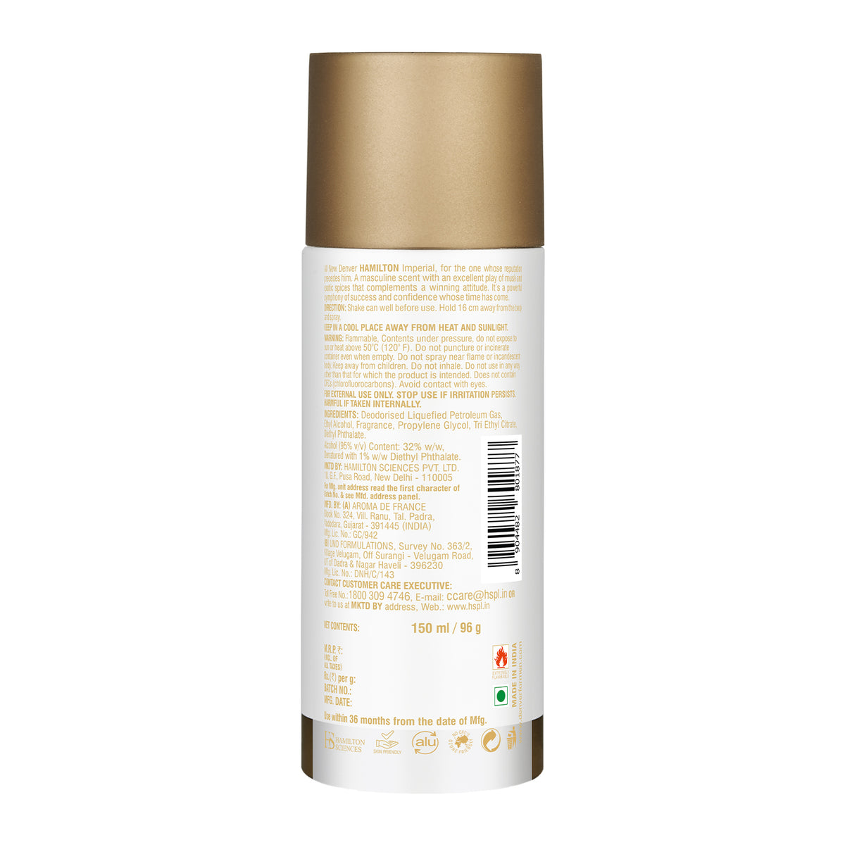 Imperial Deodorant - 150ml | DENVER