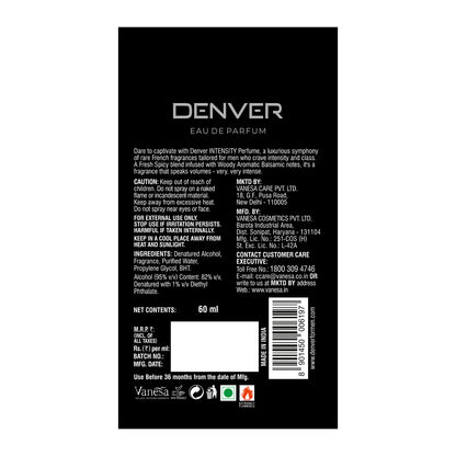 Superman Intensity Perfume 60ml - Back Side