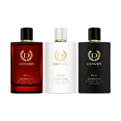 Pack of 3 Perfumes (Imperial 100ml + Caliber 110ml + Honour 100ml) | DENVER