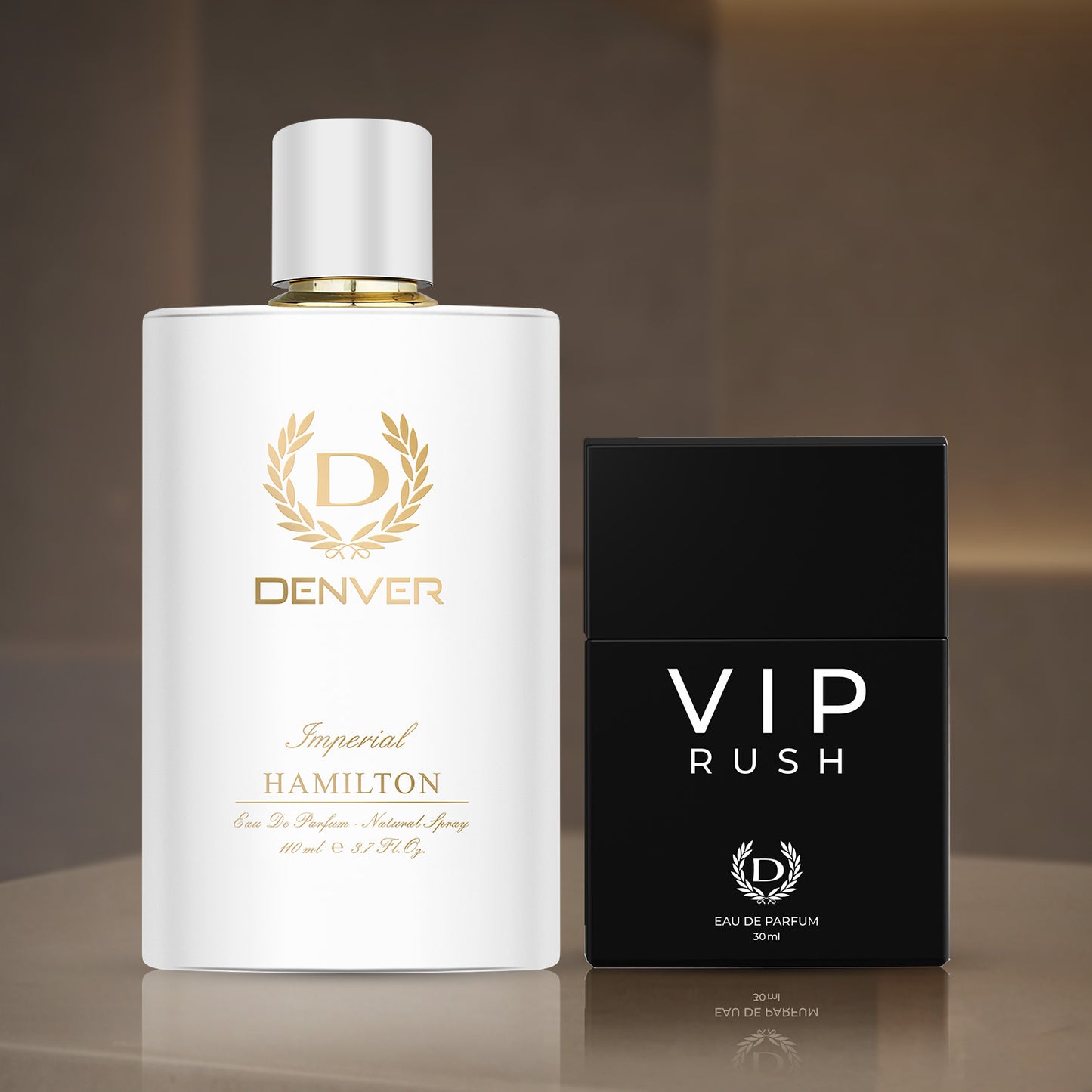 Pack of 2 Perfumes (Imperial 110ml + VIP Rush 30ml)| DENVER