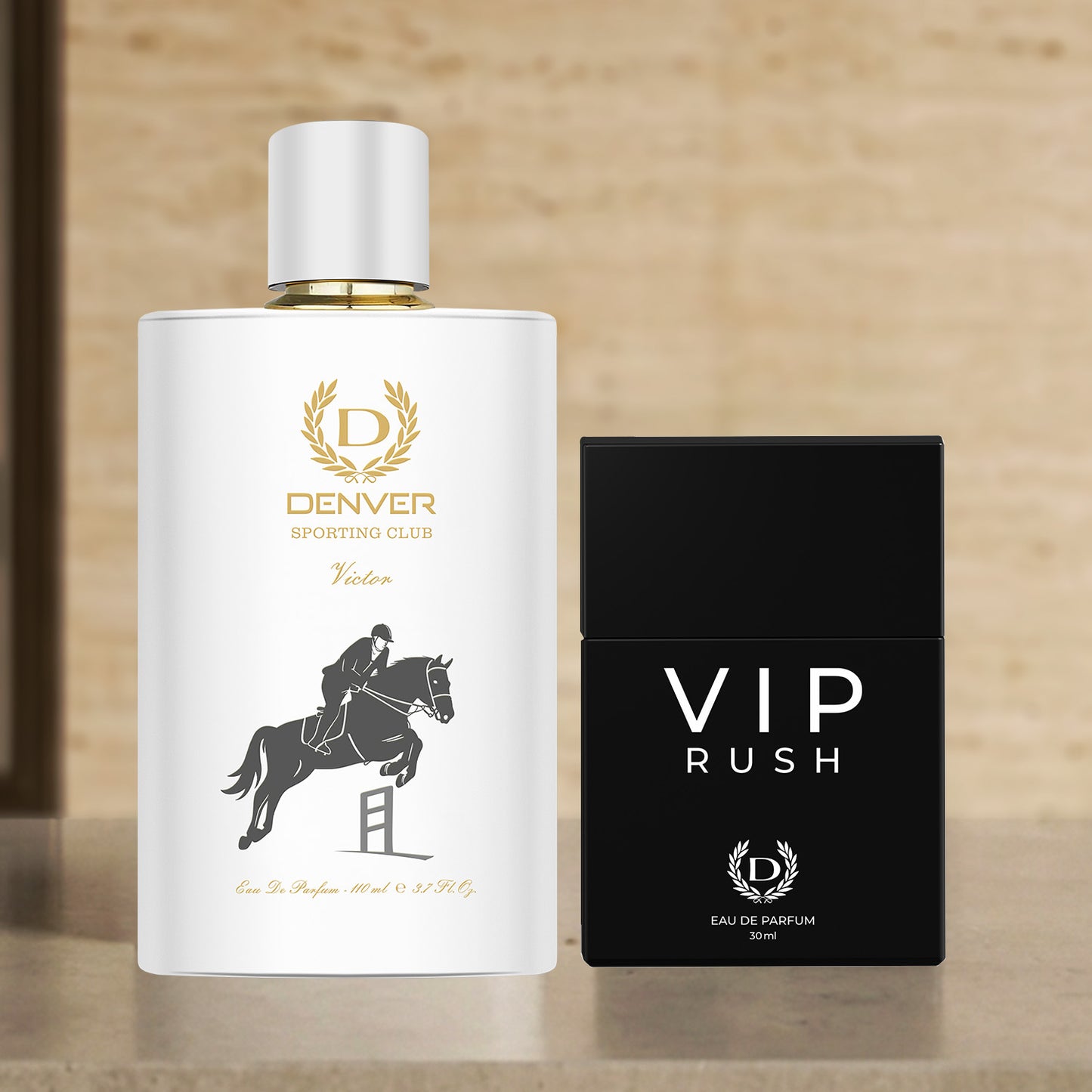Pack of 2 Perfumes (Victor 110ml + VIP Rush 30ml)| DENVER