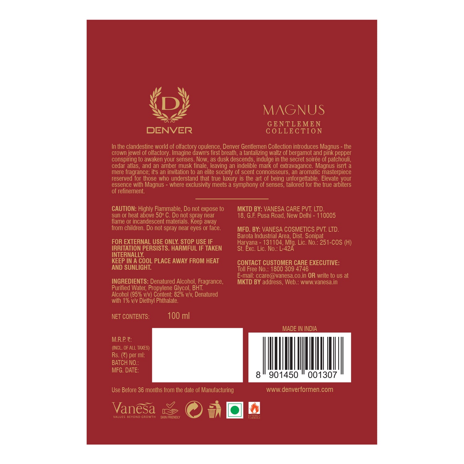 Magnus Perfume Back Side