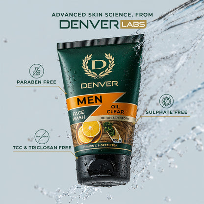 Oil Clear Face Wash 100gm | DENVER