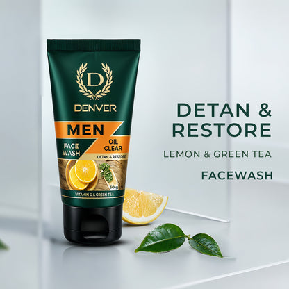 Oil Clear Face Wash 50GM | DENVER
