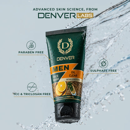 Oil Clear Face Wash 50GM | DENVER