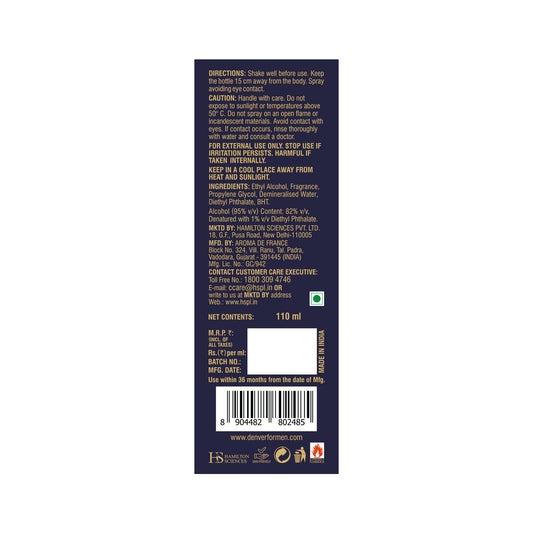 Denver Pride Perfume - 110ml