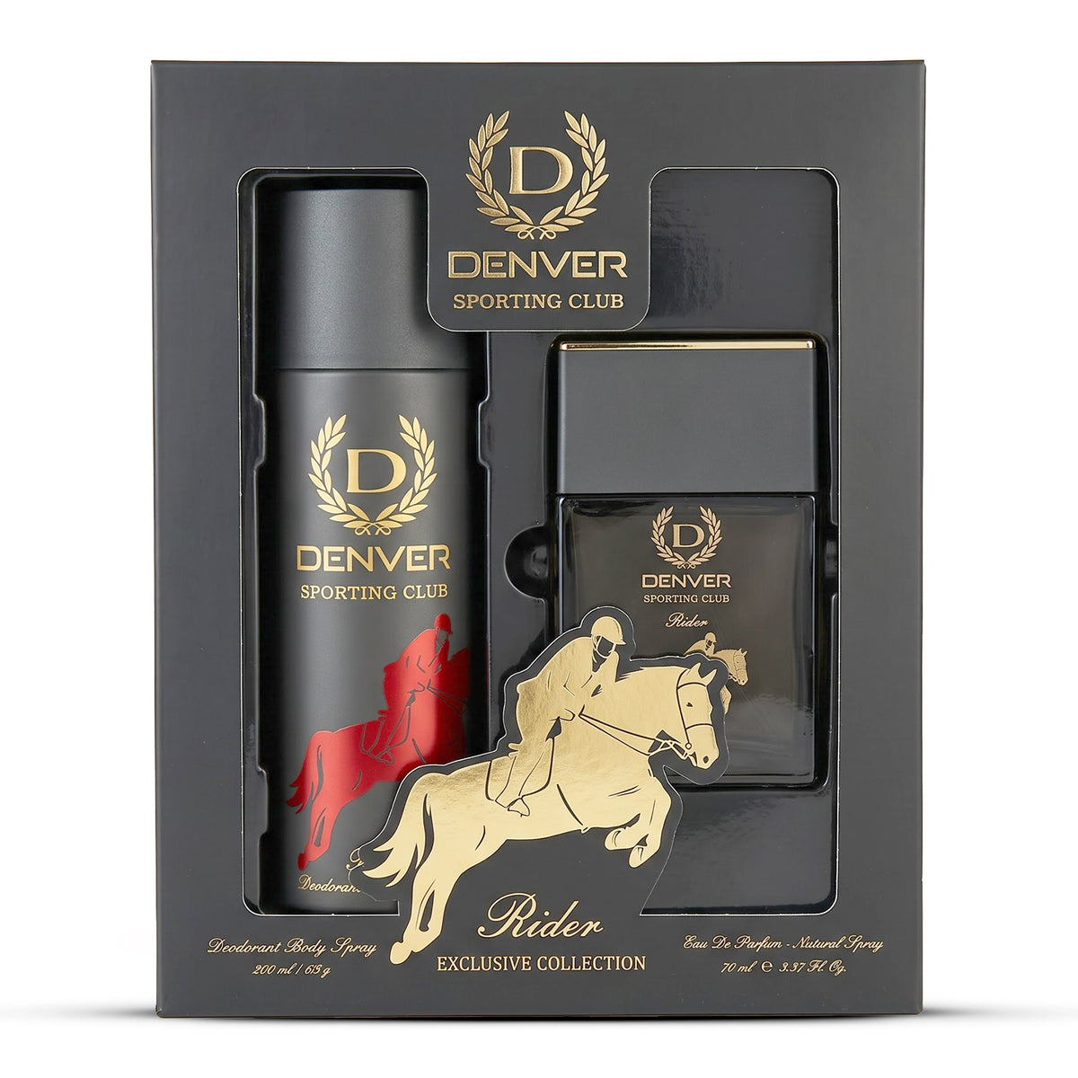 Sporting Club Rider GiftPack for Men -200ml+70ml | DENVER