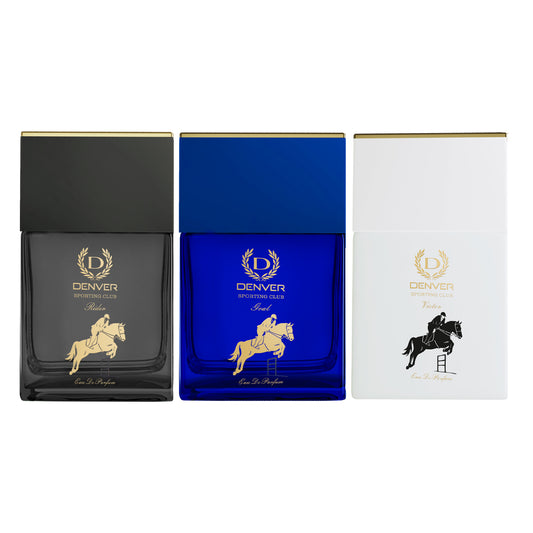 Denver Pack of 3 Perfumes (Rider + Goal + Victor) - 70ml Each