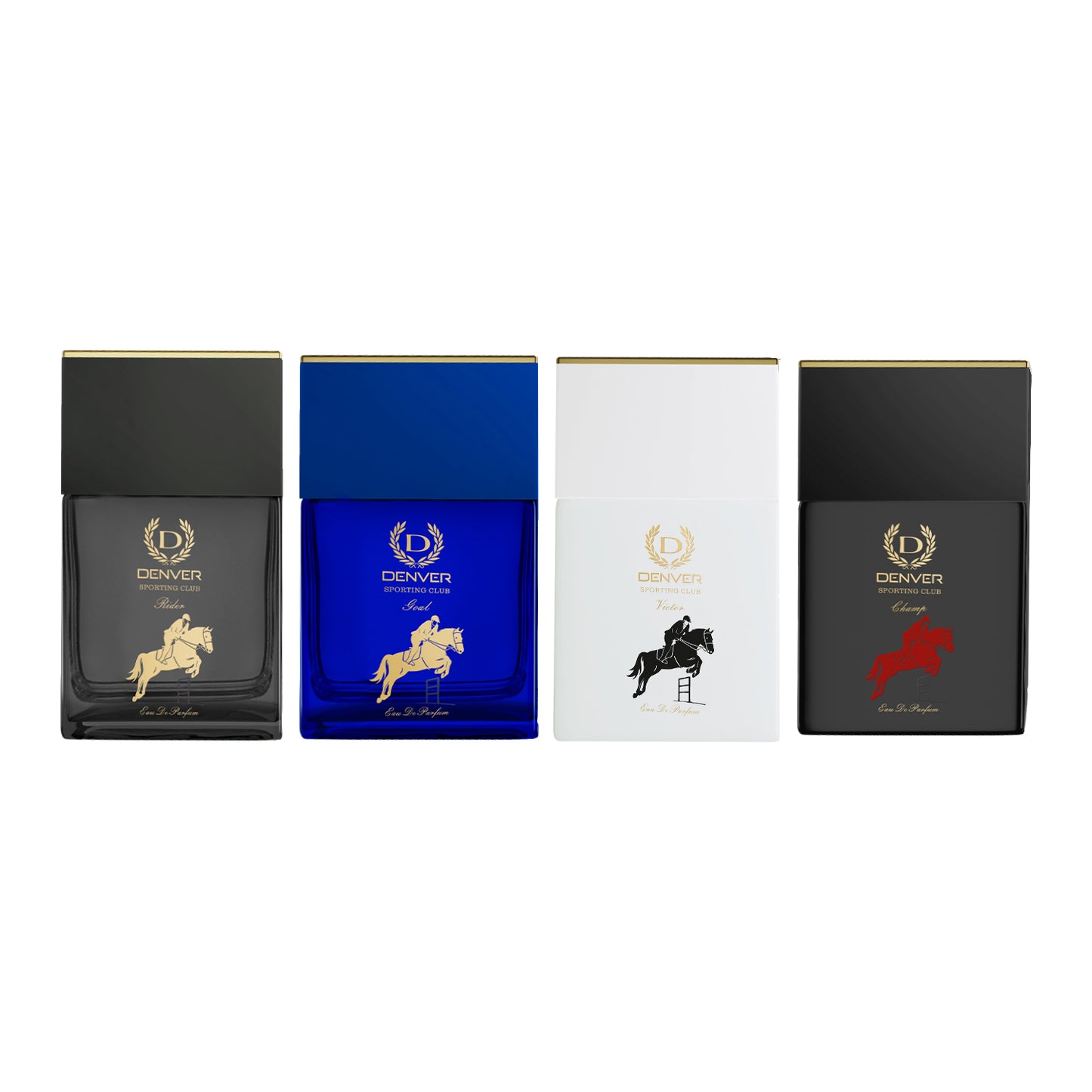 Denver Pack of 4 Perfumes (Rider + Goal + Victor + Champ) - 70ml Each
