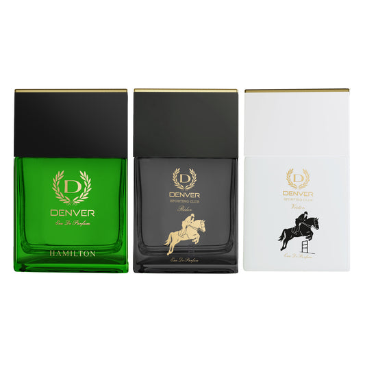 Denver Pack of 3 Perfumes (Hamilton + Rider + Victor) - 70ml Each