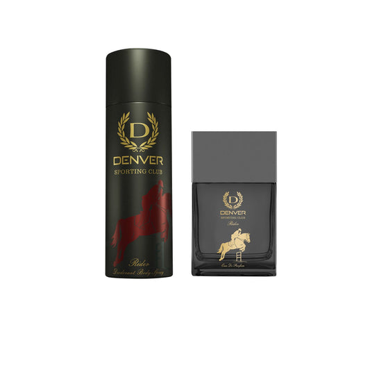 Denver Pack of 2 (Rider Deodorant 180/200ml  + Rider Perfume 70ml)
