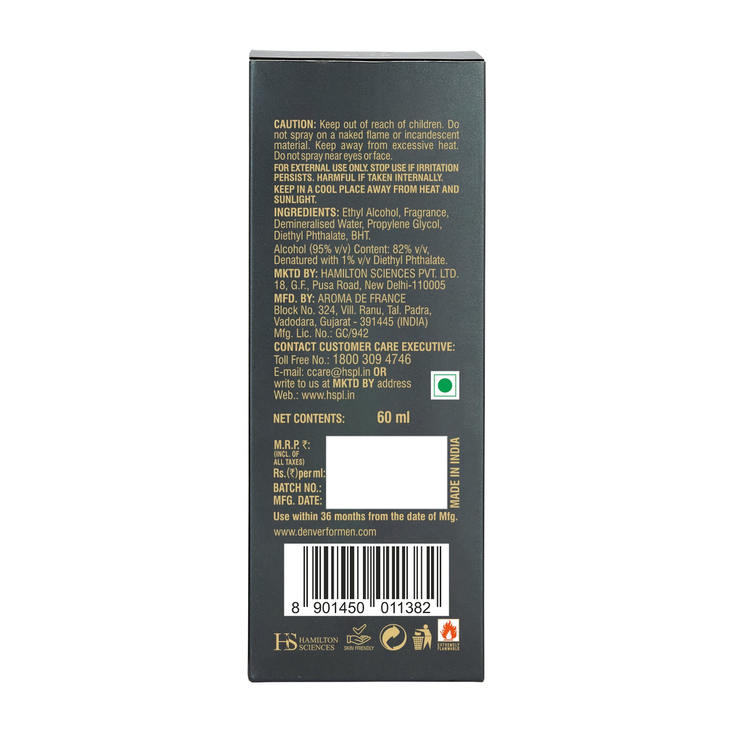 Rider Perfume 60ml Back Side
