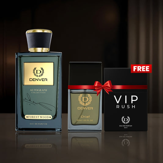 SRK Autograph Forest Wood Perfume | Free Chief & Vip Rush 30ml perfume