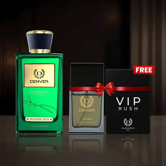 SRK Autograph Intense oud Perfume 100ml | Free Chief & Vip Rush Perfume 30ml