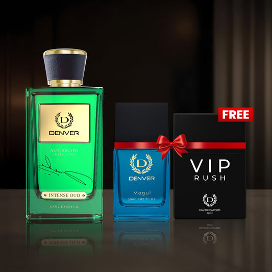 SRK Autograph Intense oud Perfume 100ml | Free Mogul & Vip Rush Perfume 30ml