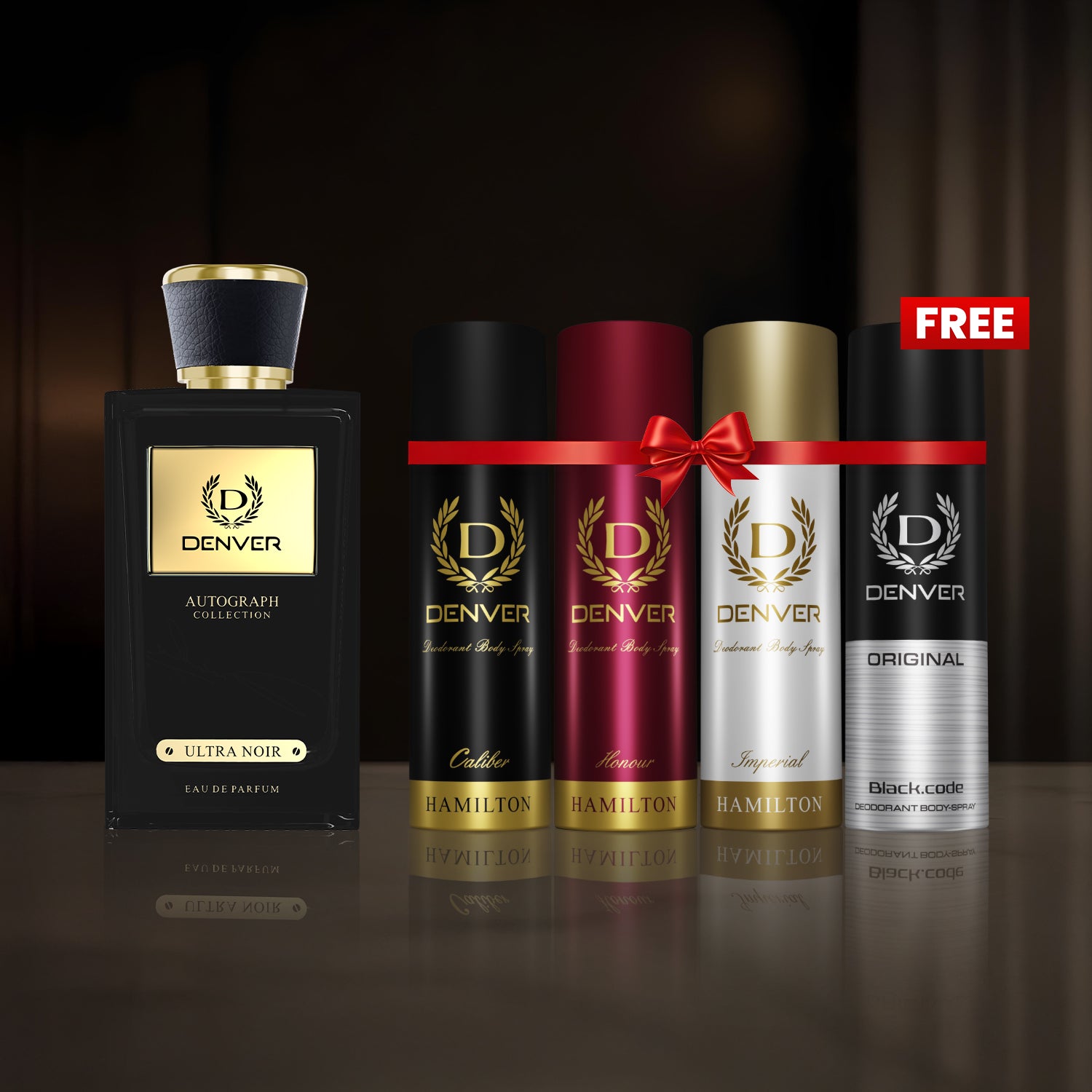 SRK Autograph Collection Ultra Noir 100ml | Honour, Caliber, Imperial & Black Code Original Nano Deo 50ml Fragrance Combo