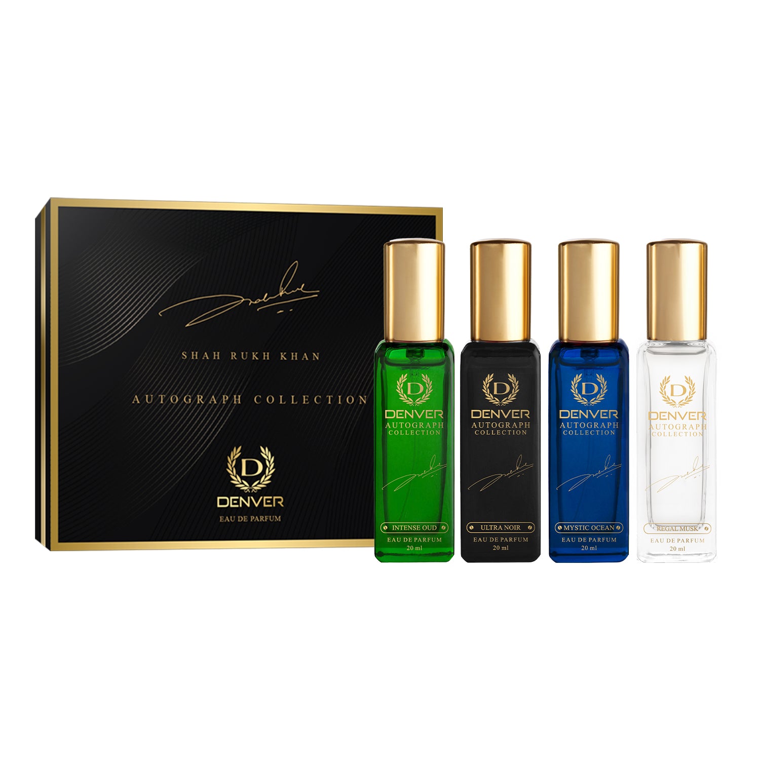 SRK Autograph Premium Gift Set of 4 x 20ml | DENVER