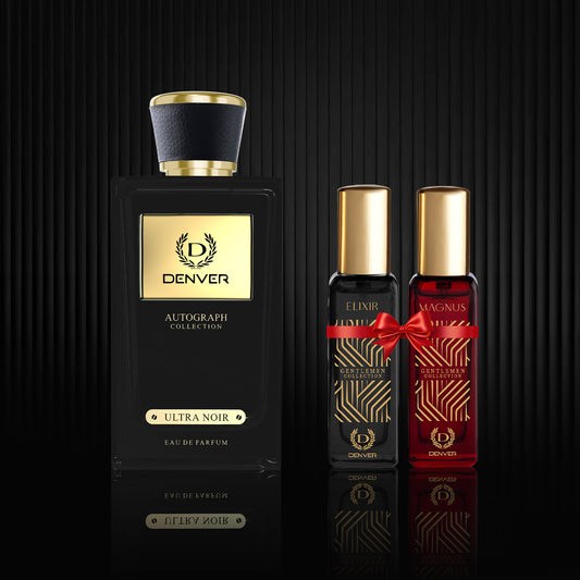 SRK Autograph Ultra Noir Perfume 100ml | Free Elixir & Magnus perfumes 20ml