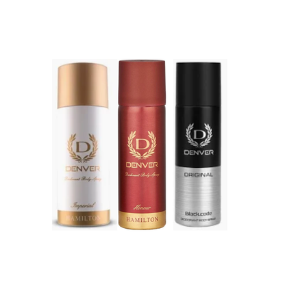 Imperial+Honour+Black Code Nano - 3x50ml Deodorant | DENVER -SALE