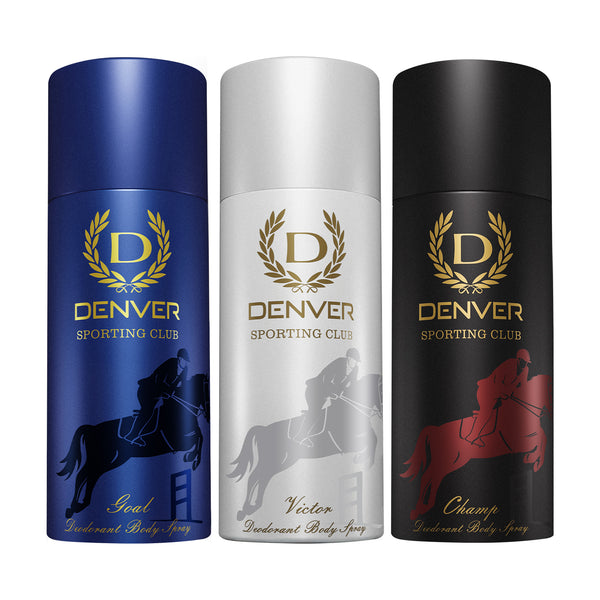 Pack of 3 Deos (Goal + Victor + Champ) - 200ml Each