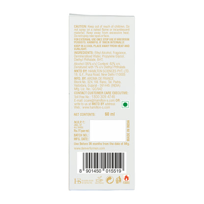 Victor Perfume 60ml Back Side