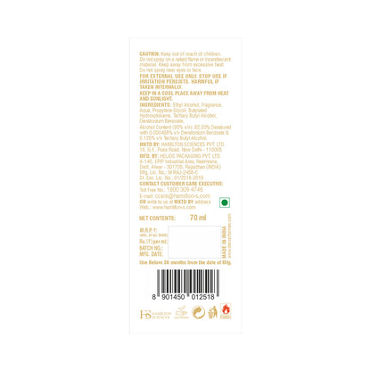 Denver Victor Perfume Back Side