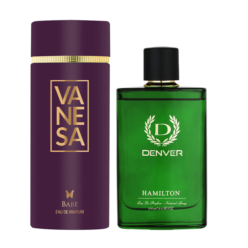 Babe perfume Vanesa 60ml + Hamilton perfume 100ml