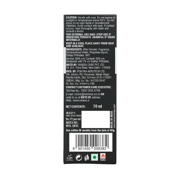 Denver Black.Code 70ml Back Side