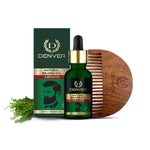 Denver Natural Beard Oil - Growth with free wooden comb