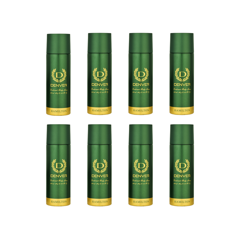 Pack of 8 Hamilton deo 200ml