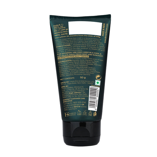 Denver 2 in 1 facewash 50g Back Side
