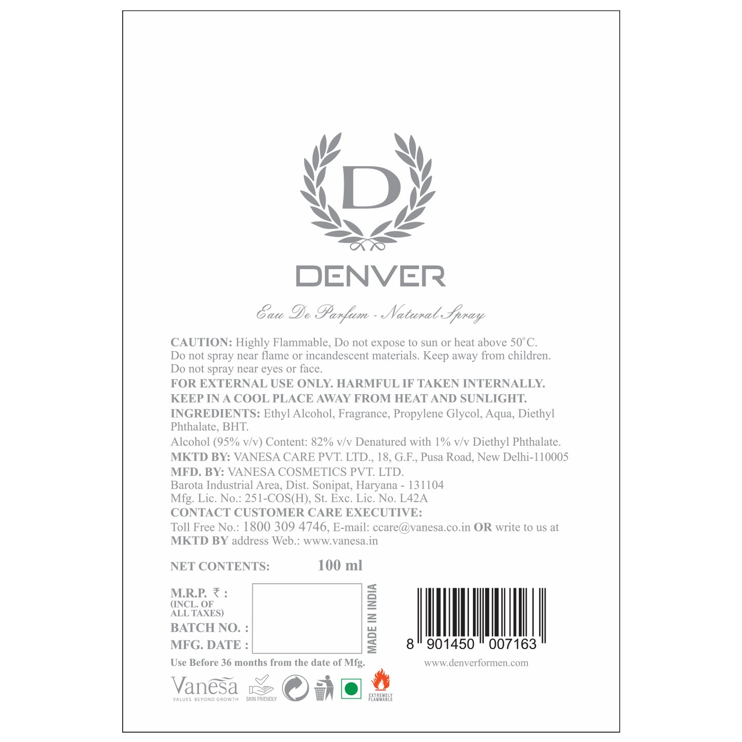 Insight Perfume Back Side 