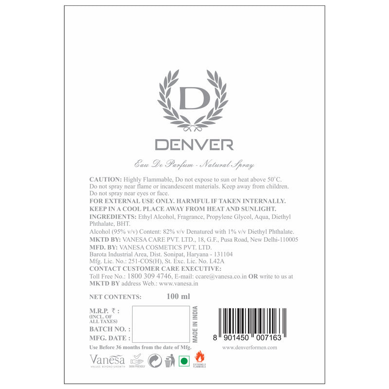 Denver Perfume Insight- 100ml | Free Mogul Perfume 30ml