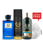 Denver Gift Pack Autograph Collection Mystic Ocean |  Bodywash Hydrating with Loofah | Hamilton Caliber 200ml