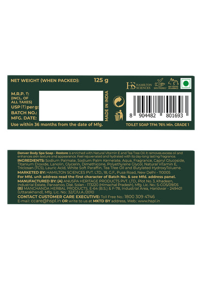 Body Spa Soap Restore 125gm