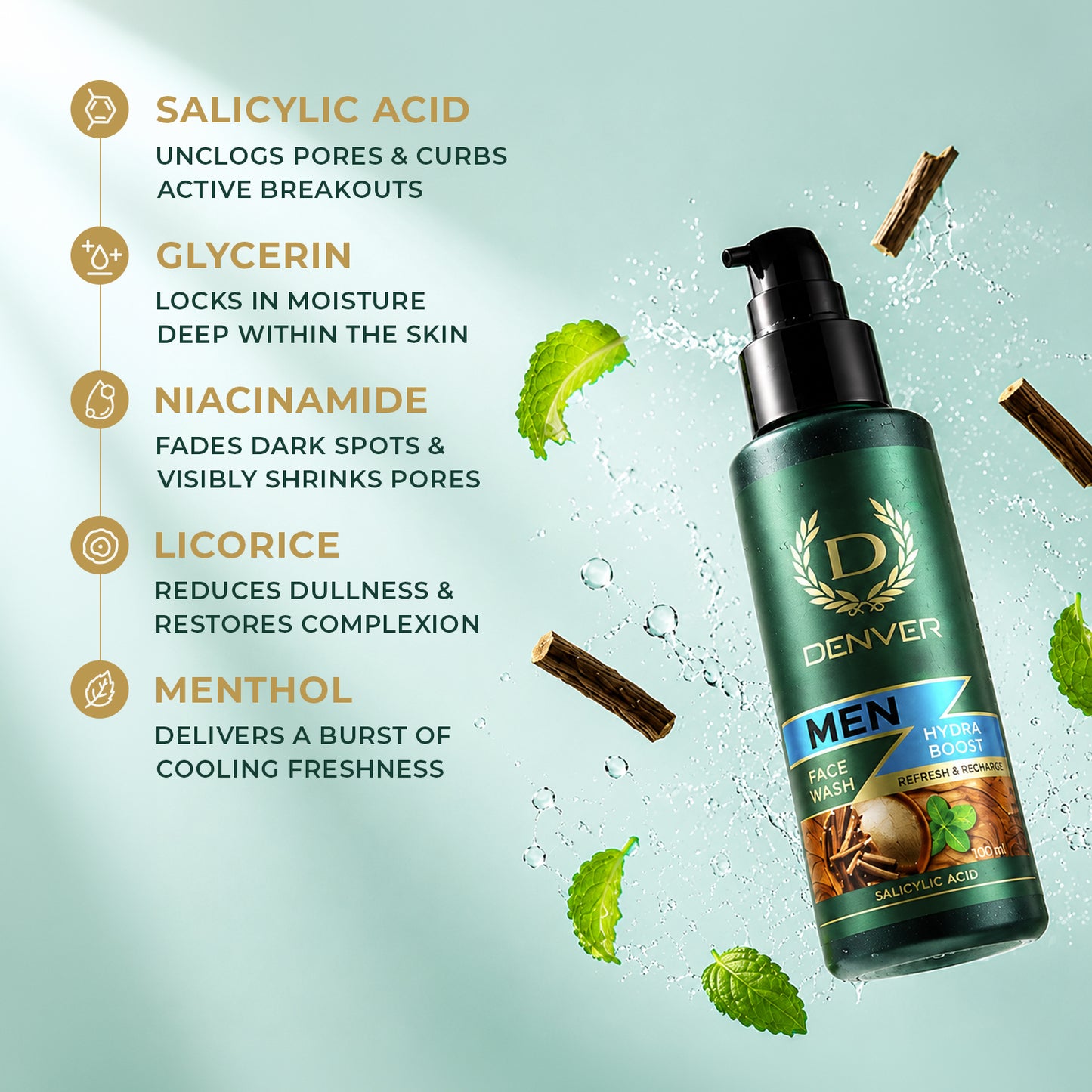 Facewash Hydra Boost 100ml Face Wash | DENVER