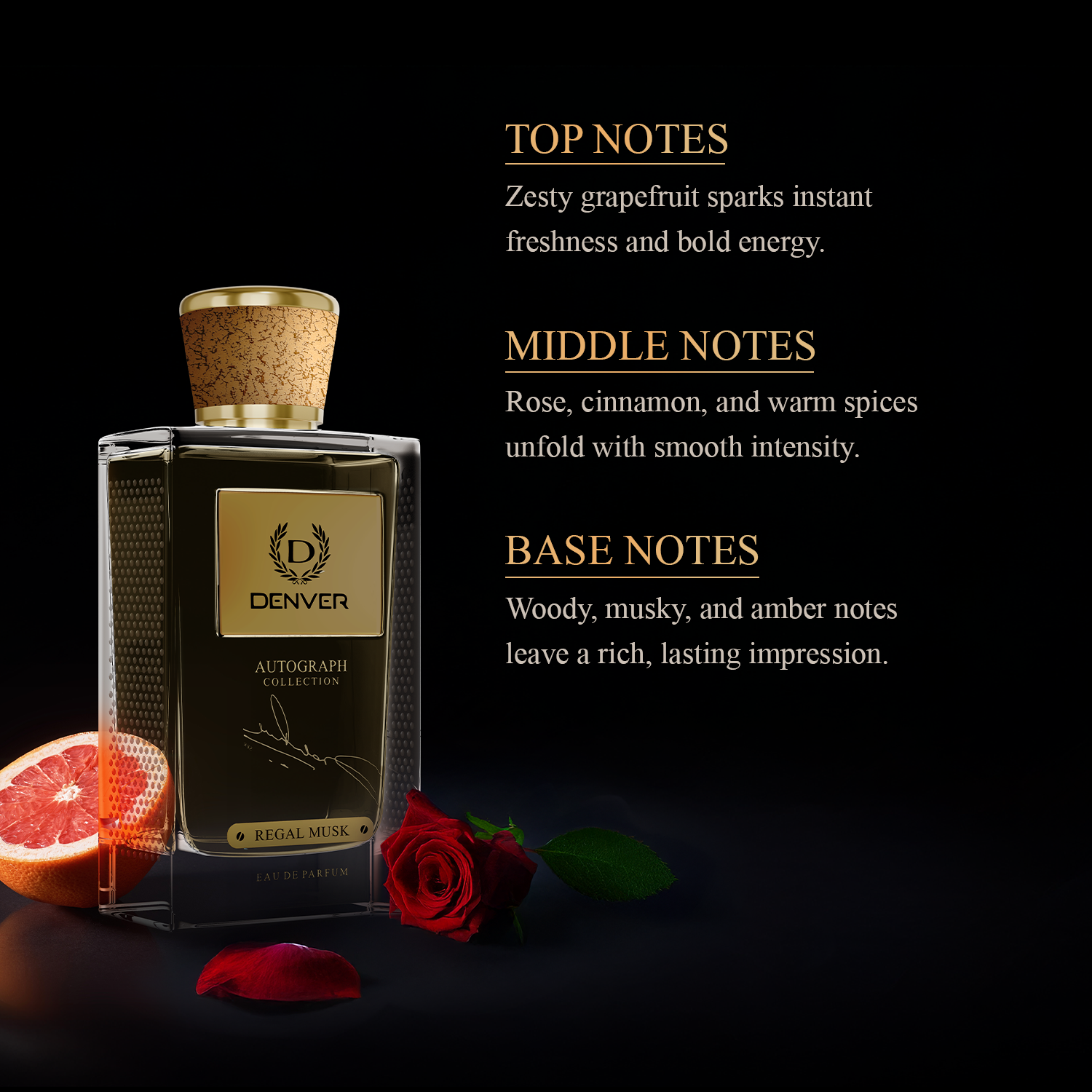 Regal Musk Perfume 100ml - Notes