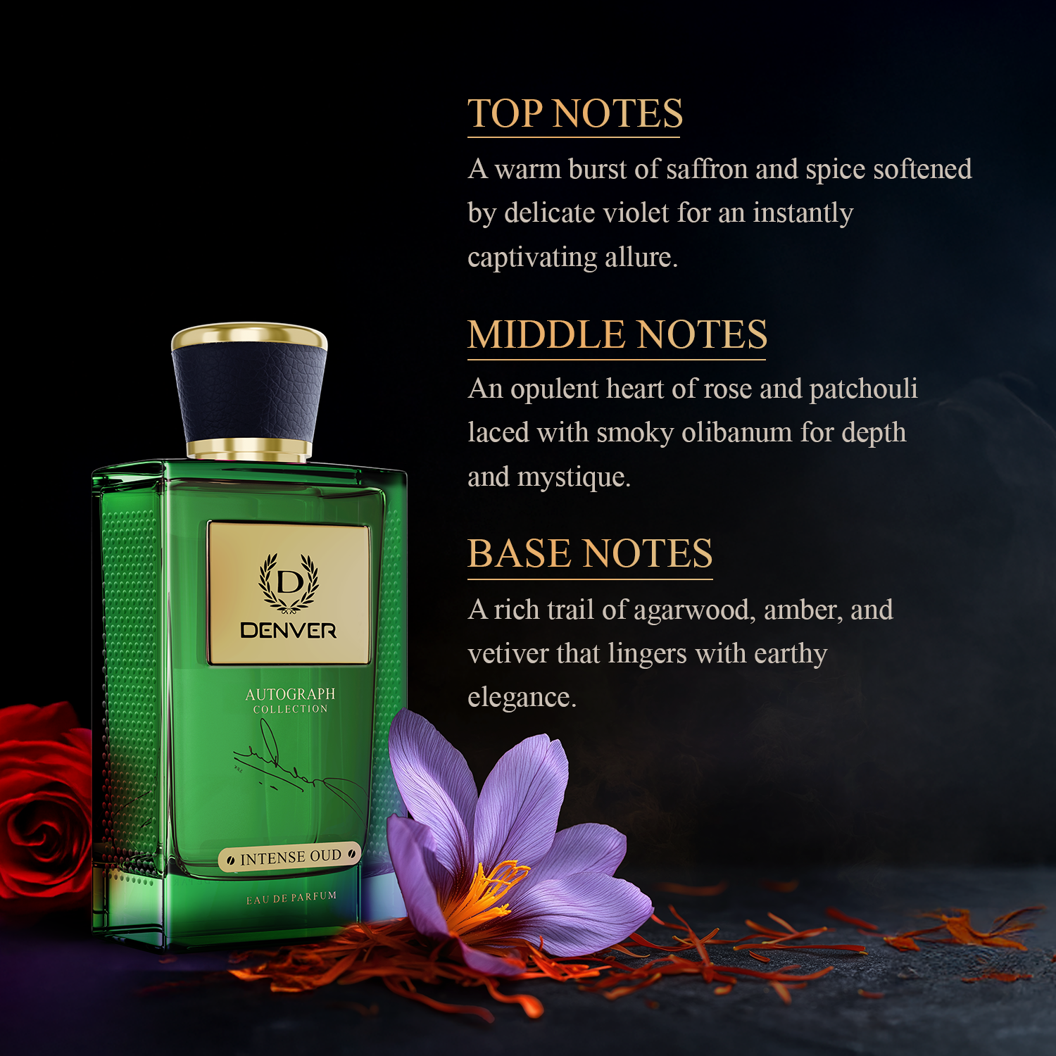 Intense Oud Perfume 100ml - Notes