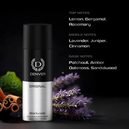 Black Code Original Deodorant 180ml