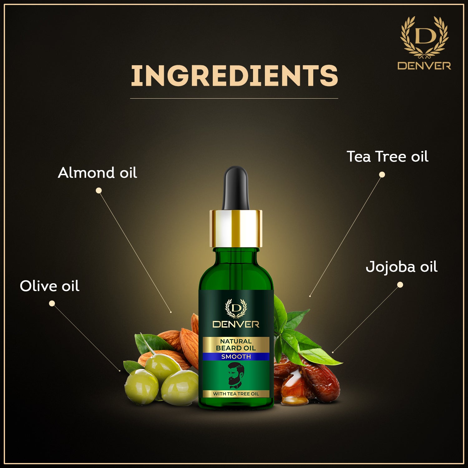 Denver Smooth beard Oil Ingredients