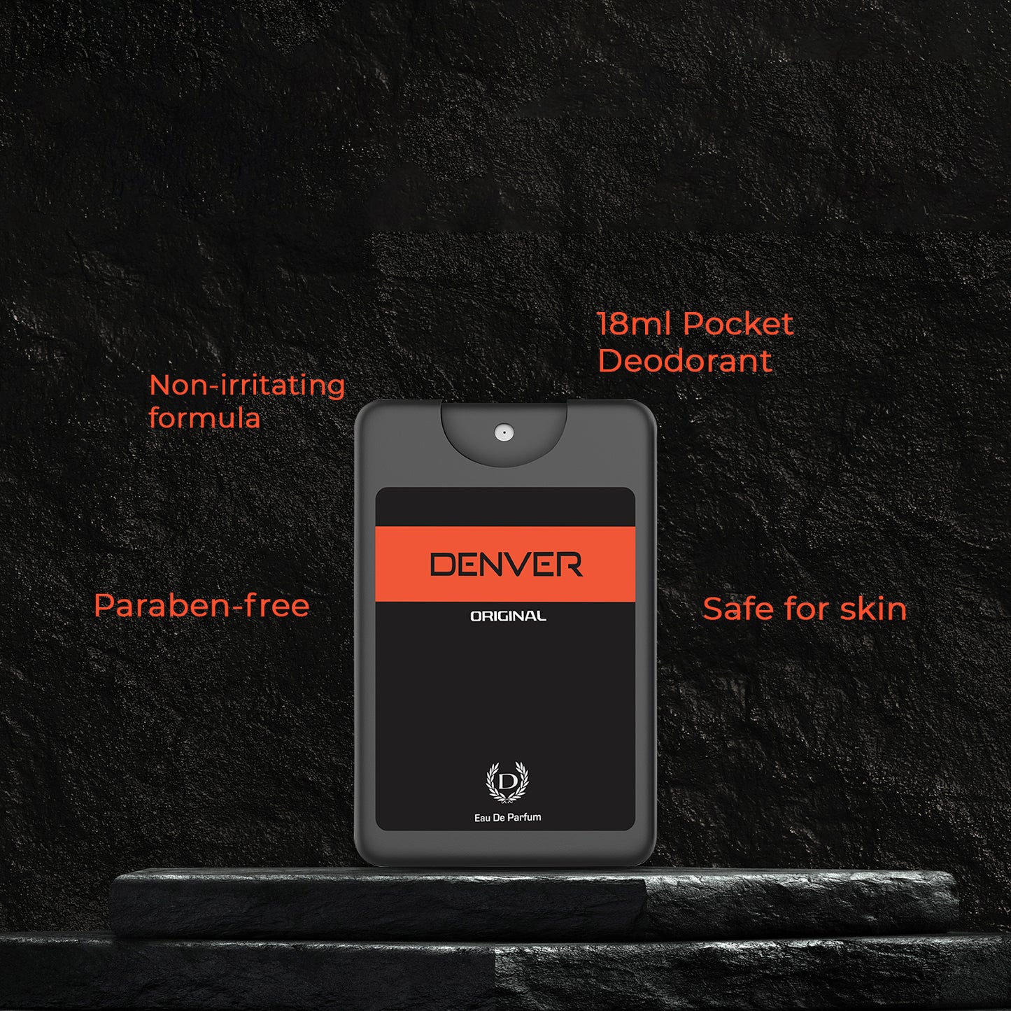 Denver original Pocket Pefume Features