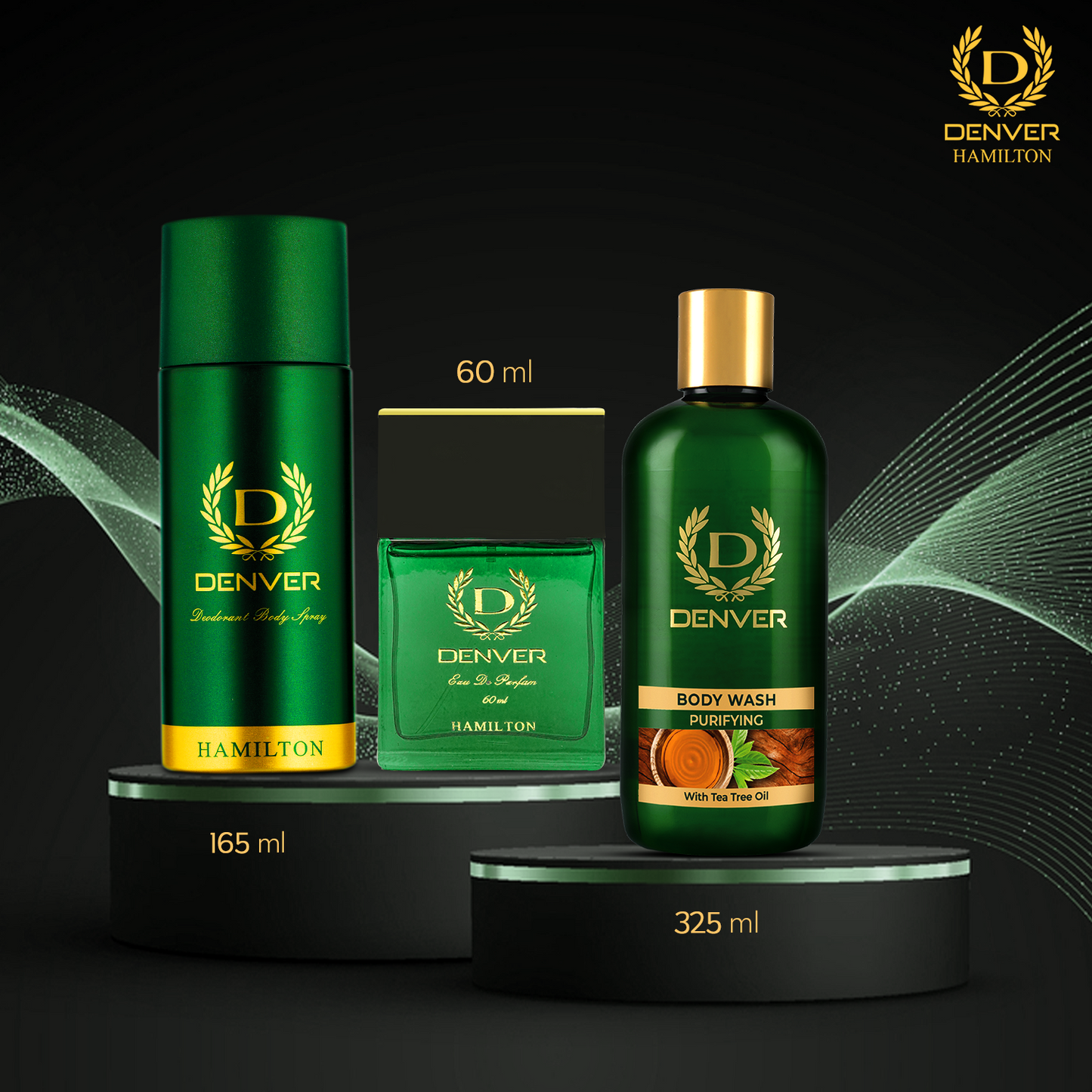Denver Hamilton perfume, Deo & Body Wash
