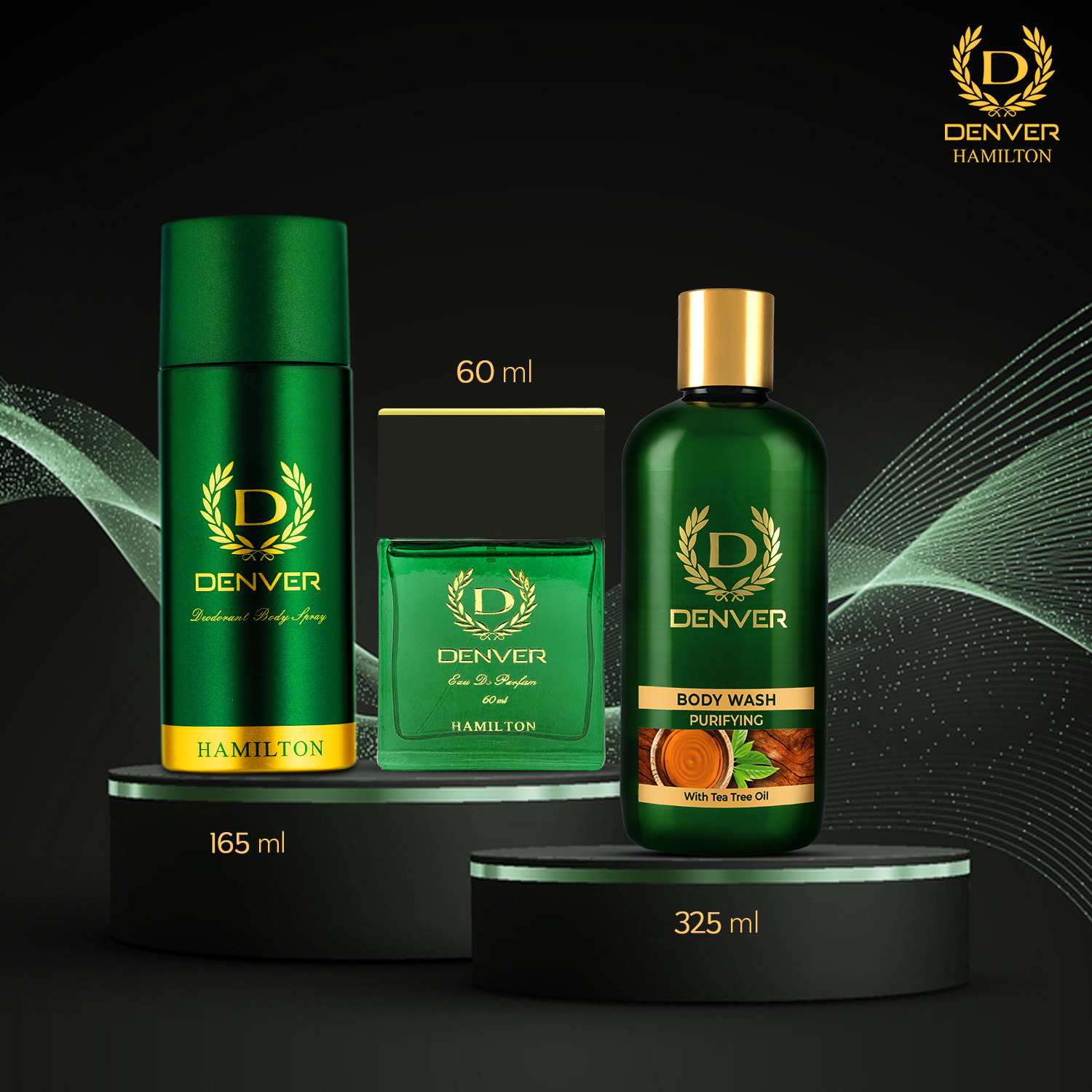Denver Hamilton perfume, Deo & Body Wash