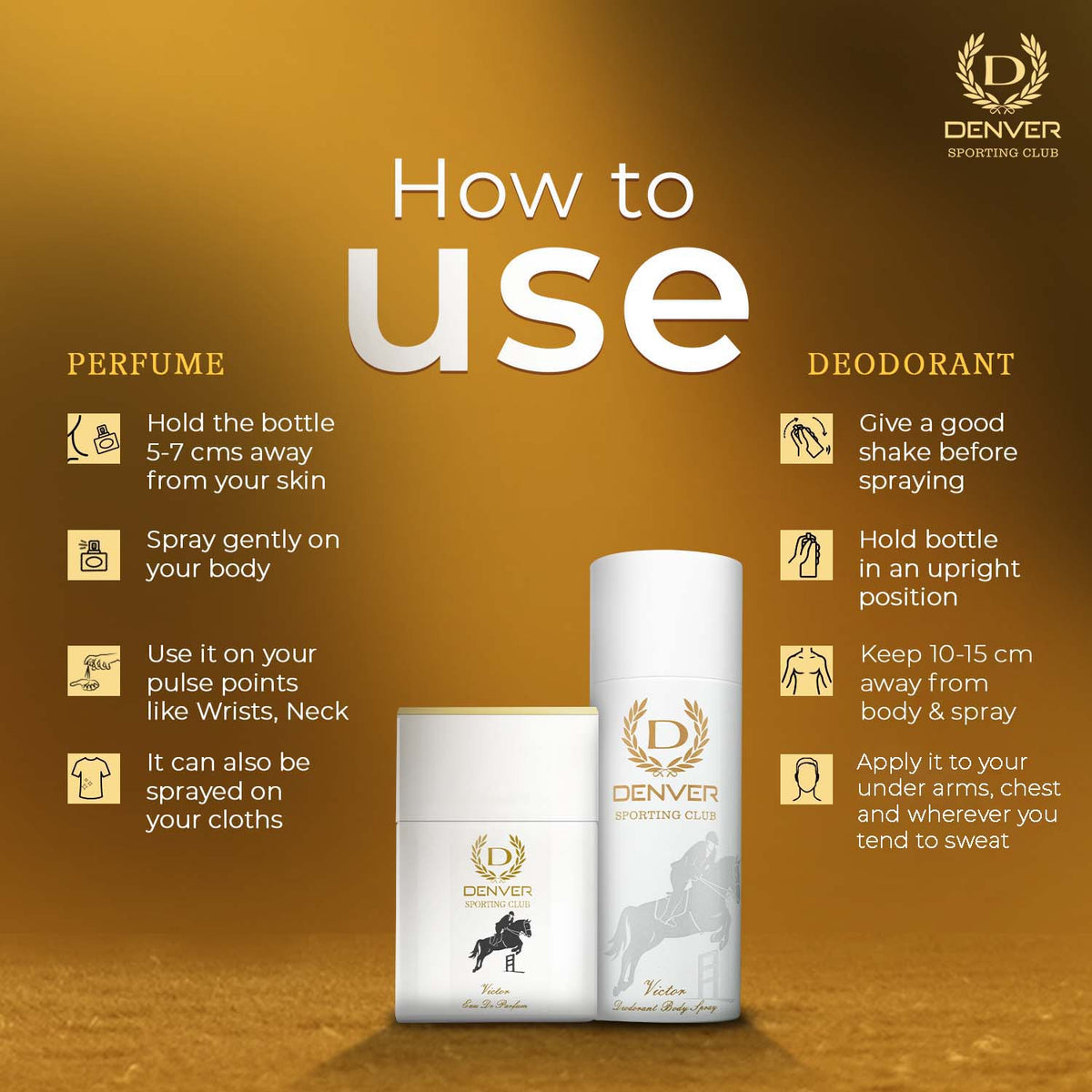 Denver Victor Gift Pack How To Use?