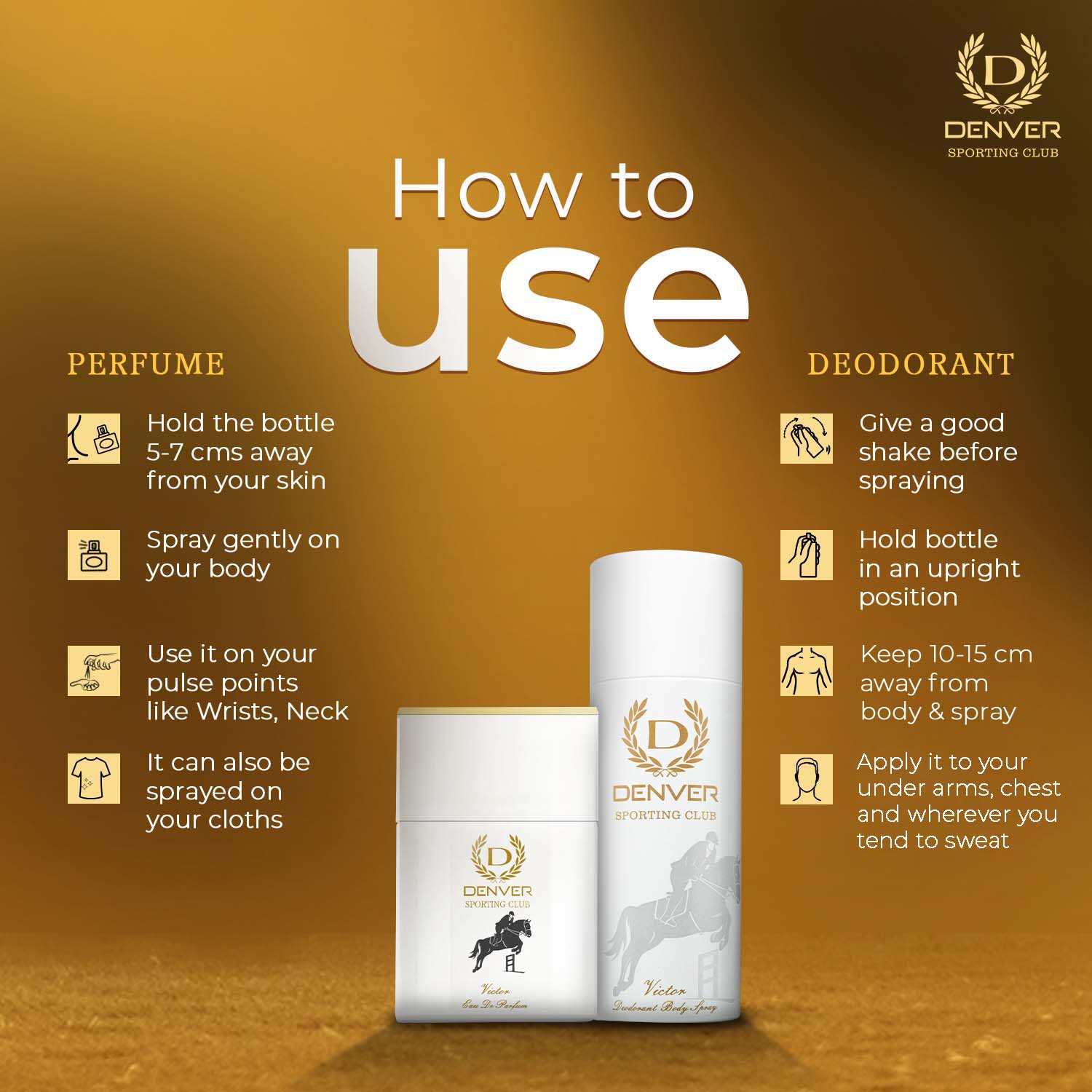 Denver Victor Gift Pack How To Use?