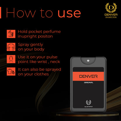 Denver original Pocket Pefume How To Use?